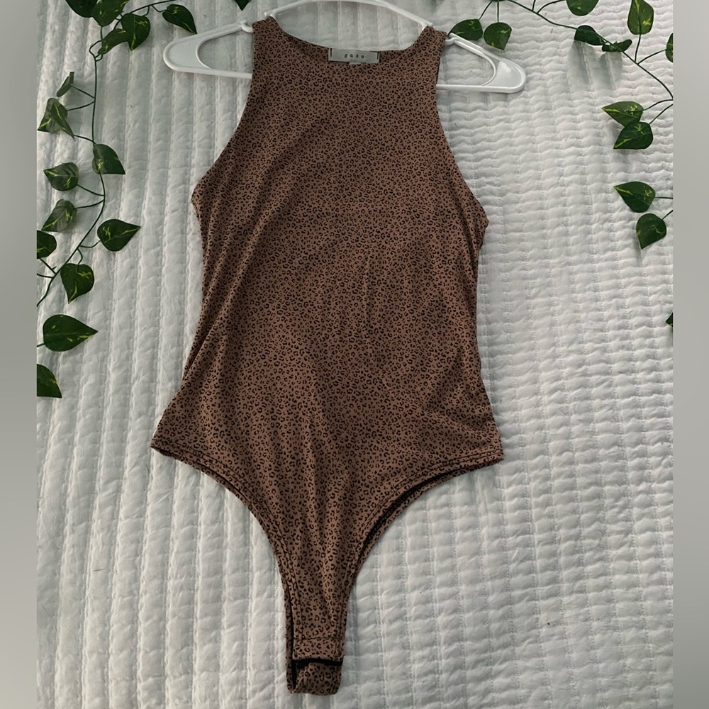 Gaze Animal Print Bodysuit
